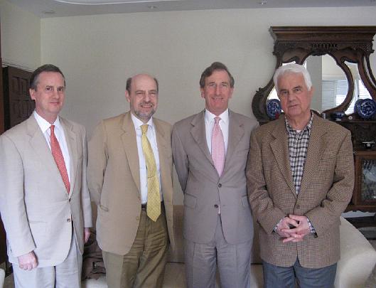 40 cyprus pm.jpg - April 2009Raja Paul, with the National Director of Cyprus for the Global Country of World Peace and Dr Deans, met with a former high government minister of Cyprus. Raja Paul and Dr Deans were impressed with his comprehensive grasp of the principles of national invincibility, which result from developing the consciousness of individuals in the country